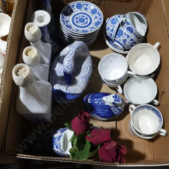 Blue and white china