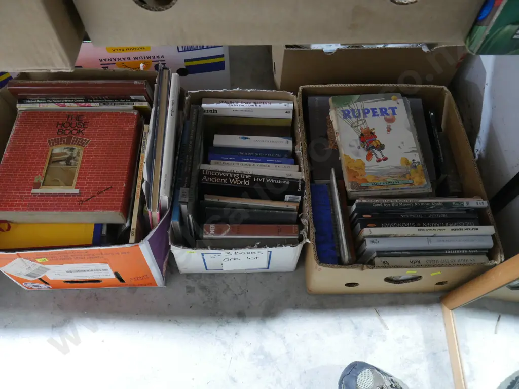 3 boxes of books Image 1++