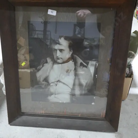 Framed Napoleon picture