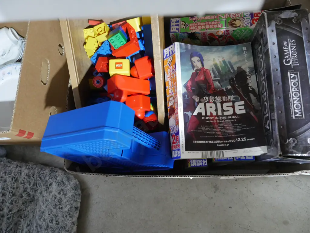 2 boxes of toys etc Image 1++