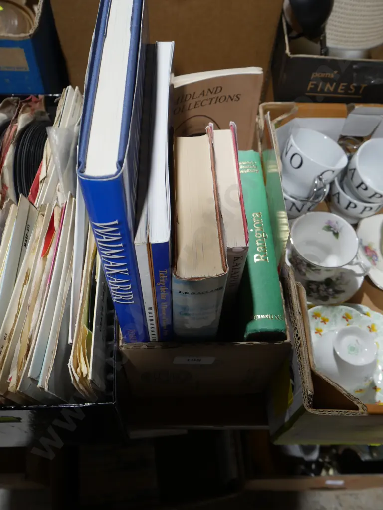 Box of local history books Image 1++
