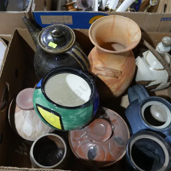 Box of pottery