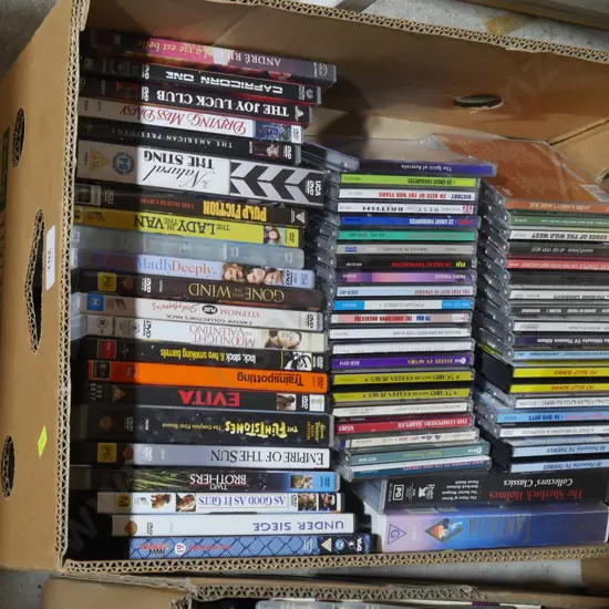 DVDs and CDs