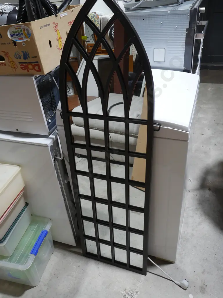 Metal framed mirror Image 1++