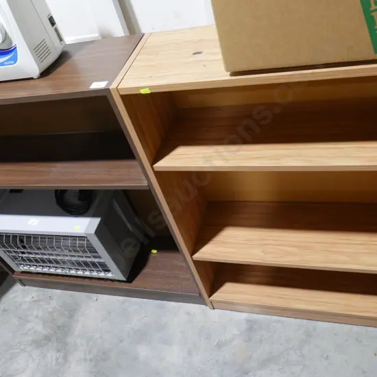 Two bookcases