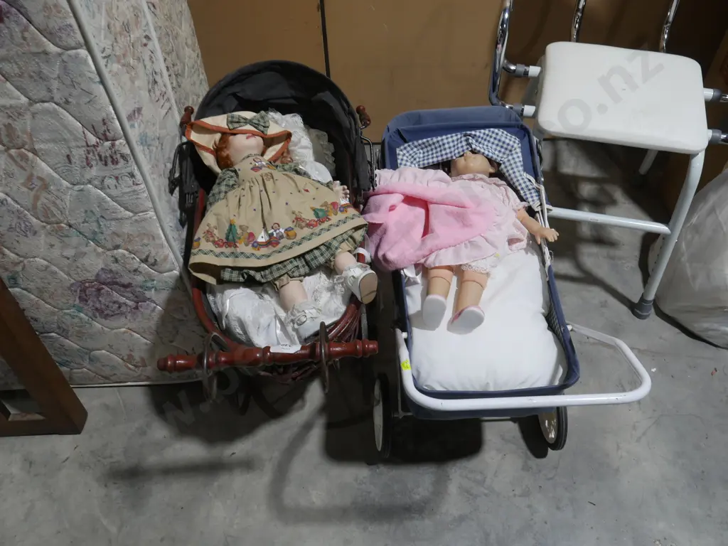 2 dolls prams and dolls Image 1++