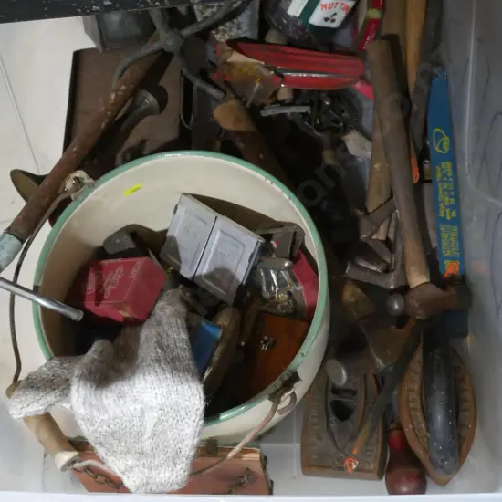 Assorted workshop tools etc