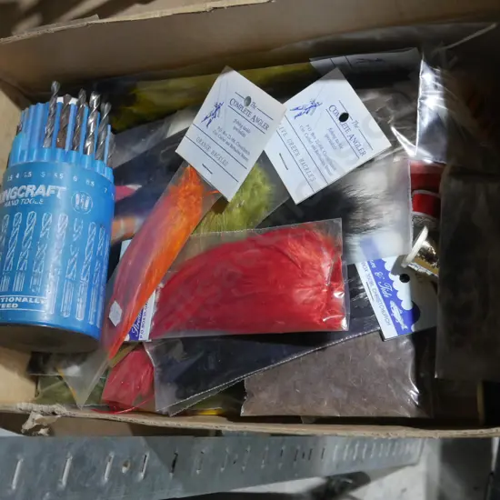 Fly fishing feathers etc