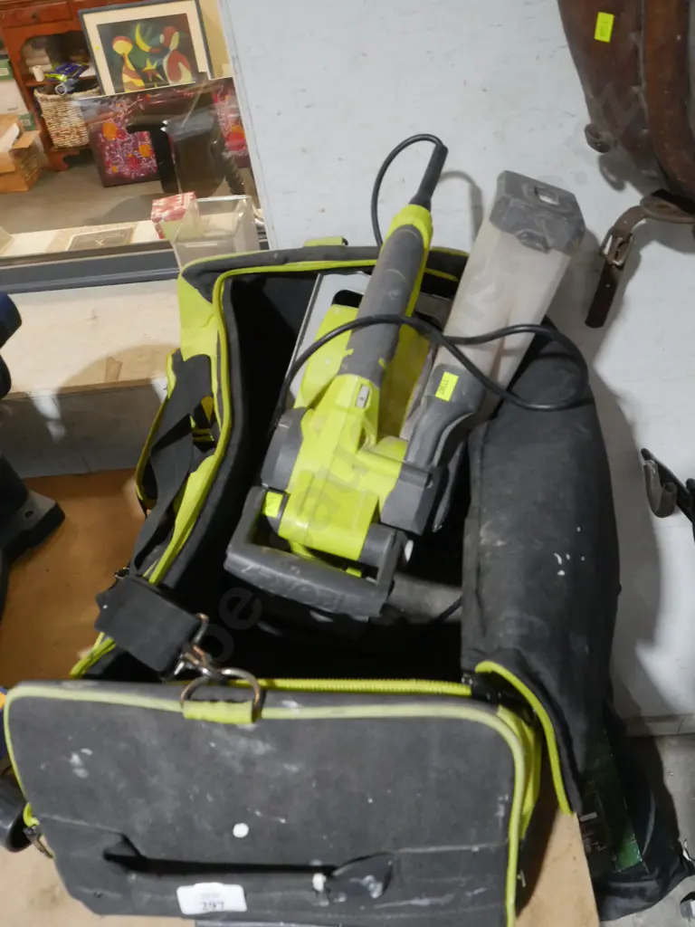 Ryobi sander and tool bag Image 1++
