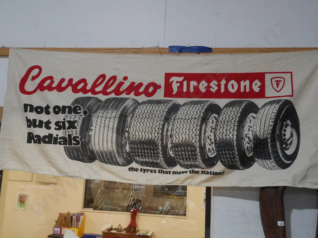 Firestone cavallino advertising sign Image 1++