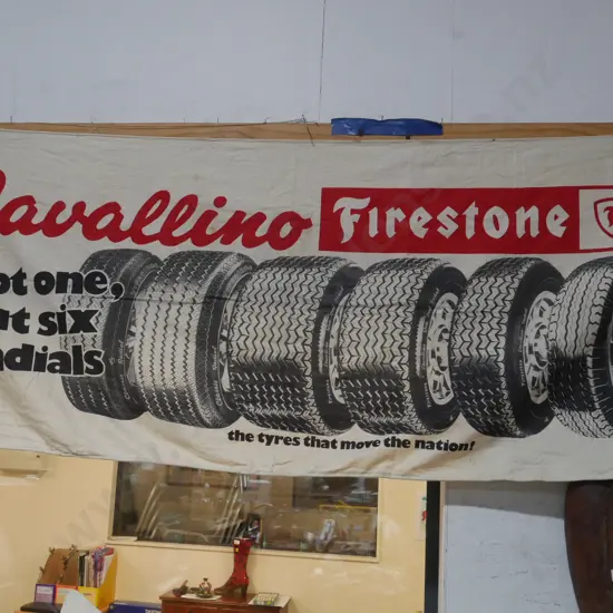 Firestone cavallino advertising sign