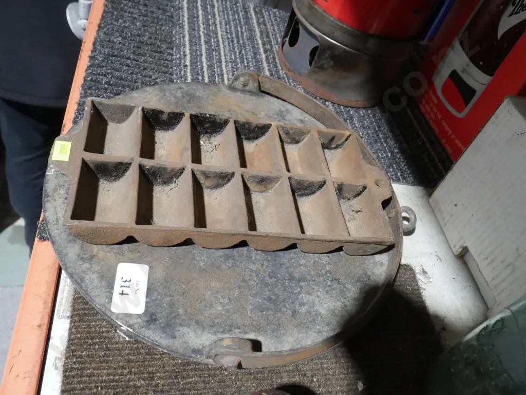 Griddle plate and gem iron Image 1++