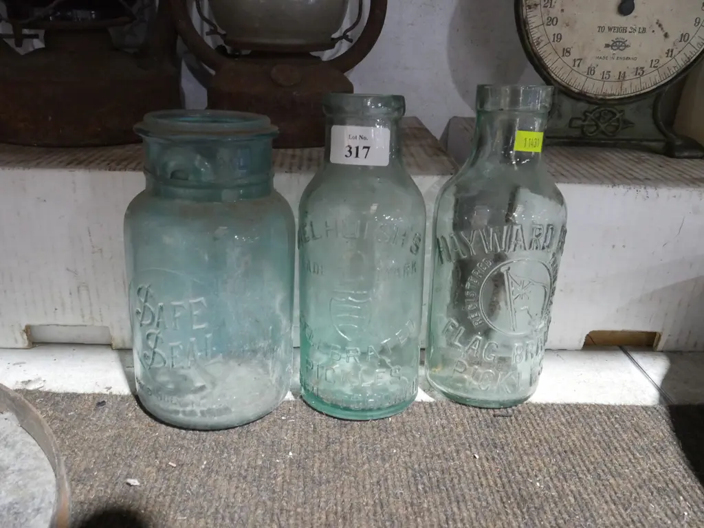 3 glass bottles Image 1++