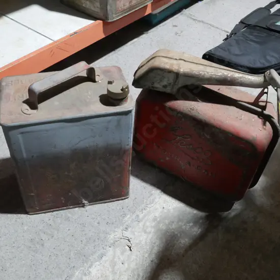 2 petrol cans
