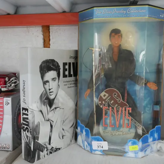 Elvis Presley collectible doll etc