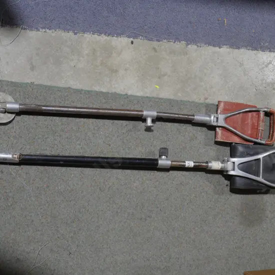Two shooting sticks