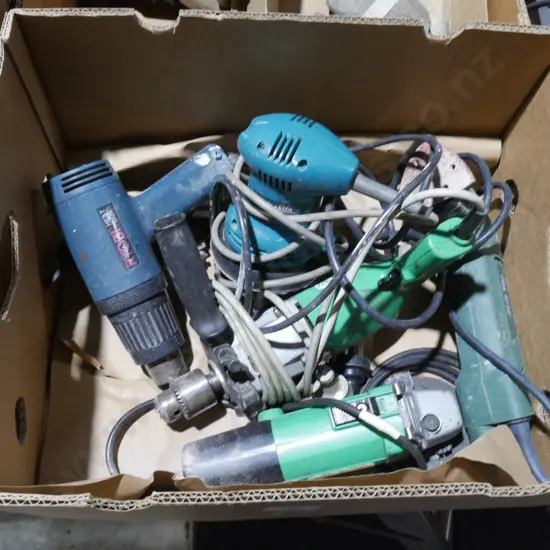 Assorted power tools