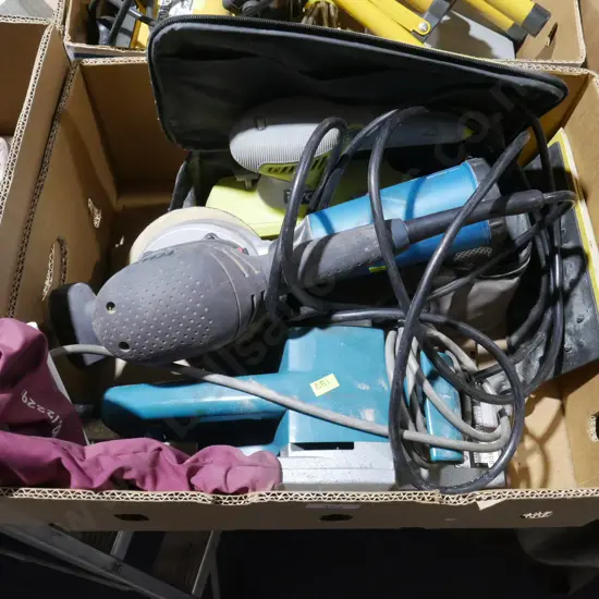 Assorted power tools
