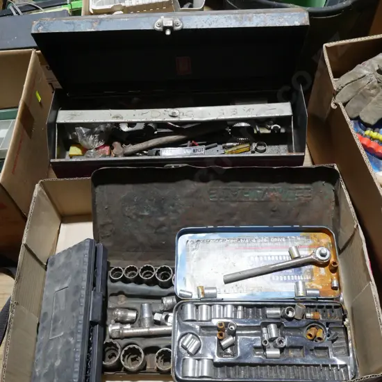 Socket sets and toolbox