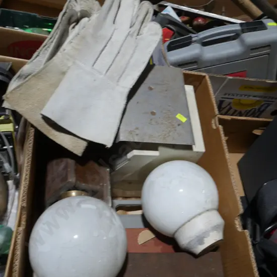 Gloves, scales etc