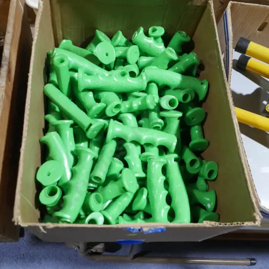 Green handles