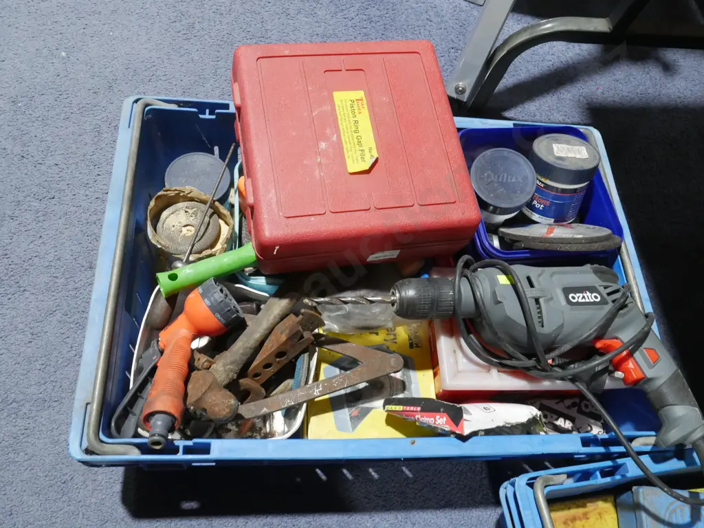 Three boxes of workshop sundries Image 1++