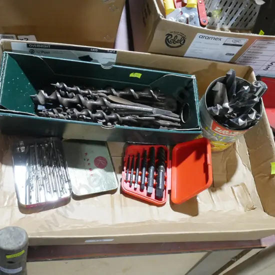 Assorted drill bits