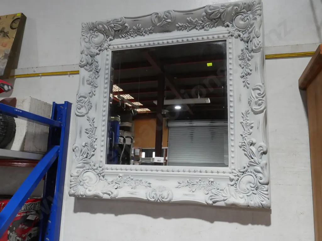Bevilled edge framed mirror Image 1++