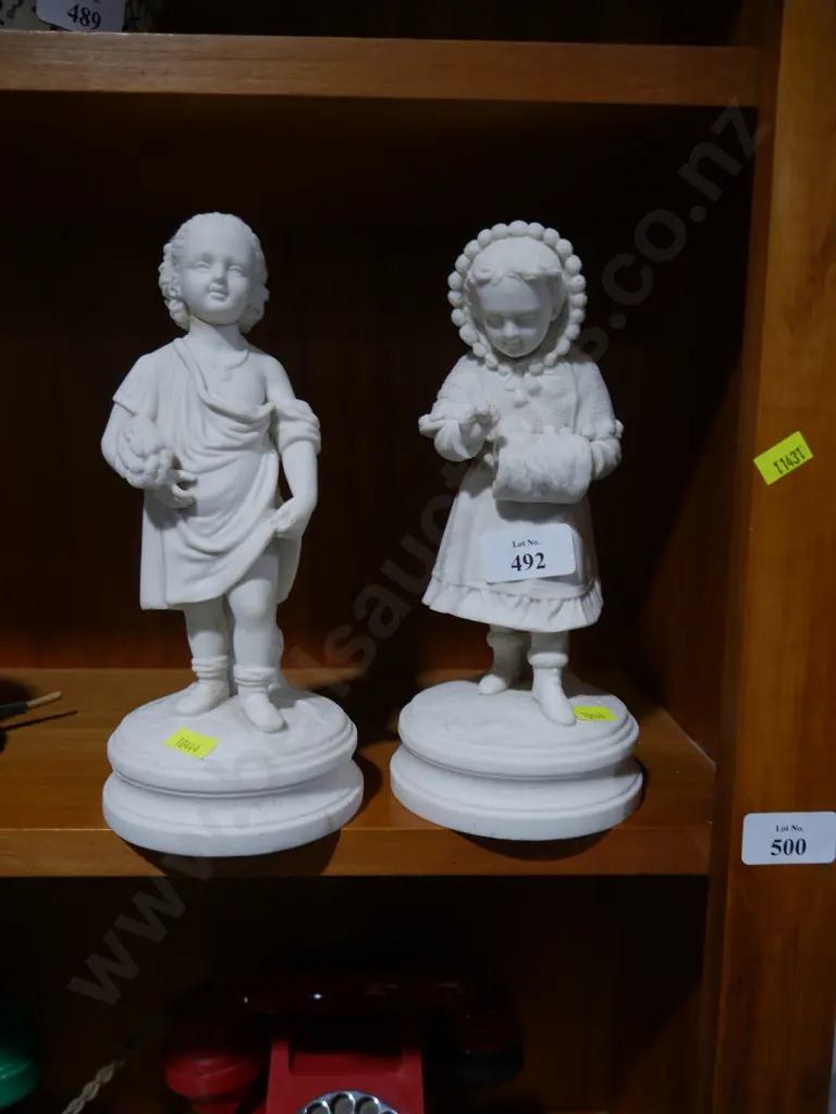 2 Girl figurines Image 1++