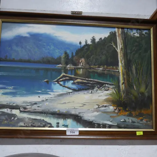 Oil painting by John Brasell