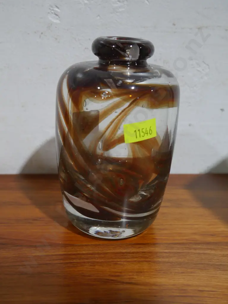 Glass bottle signed Image 1++
