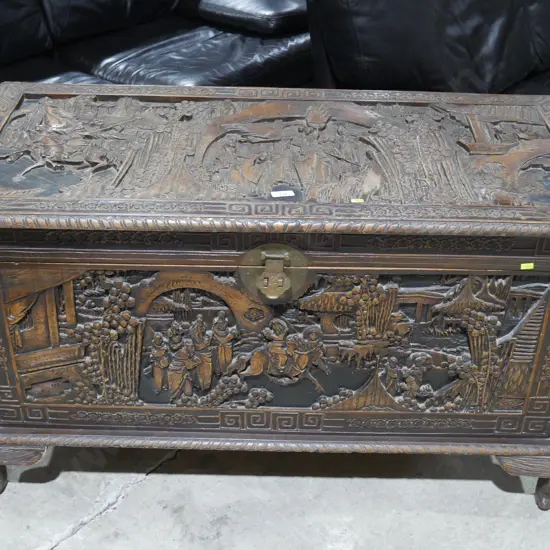 Large camphor chest