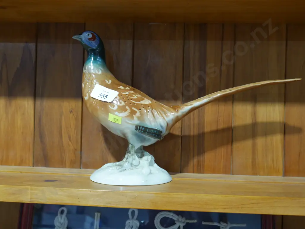 Royal Dux porcelain pheasant figurine Image 1++