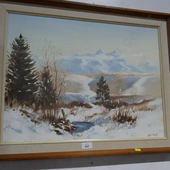 John Brasell landscape painting