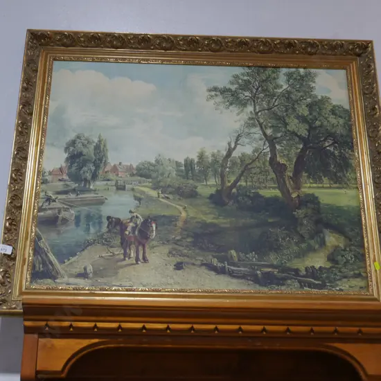 Gilt framed artwork