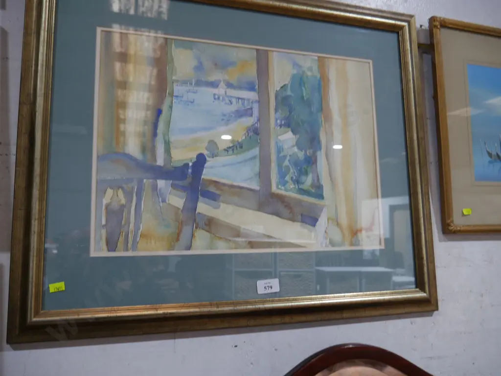 Framed watercolour - Heather Day Image 1++