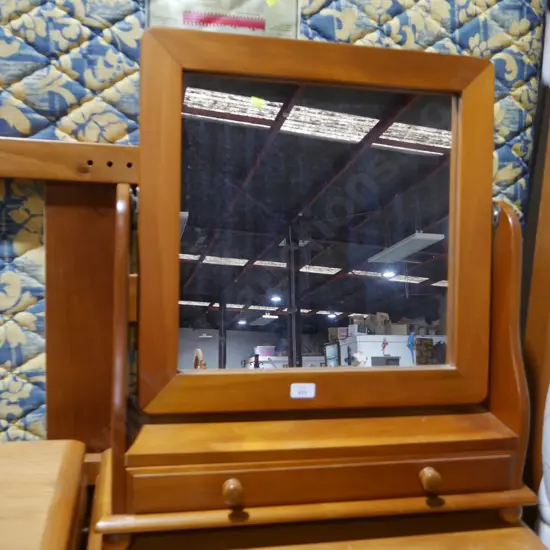 Mirror with drawer