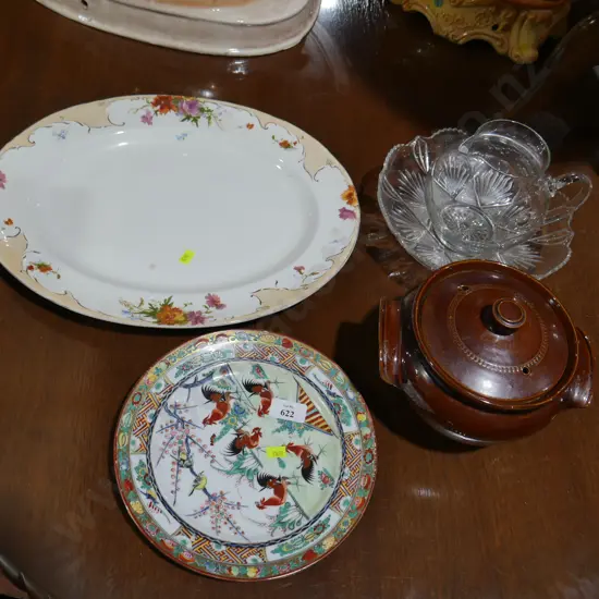 Glassware, pottery etc