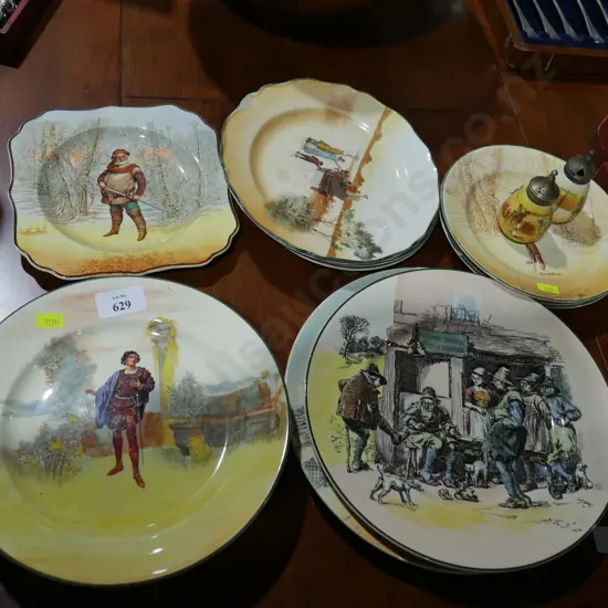 Royal Doulton plates etc