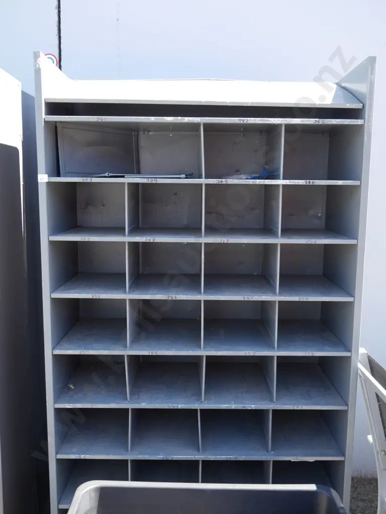 2 metal pigeonhole units Image 1++