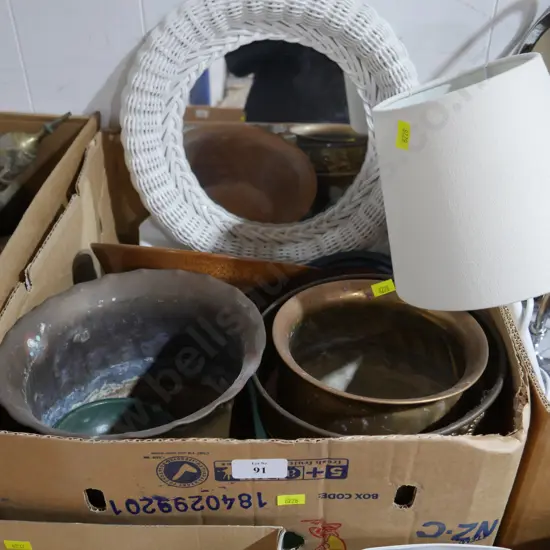 Metal pots etc
