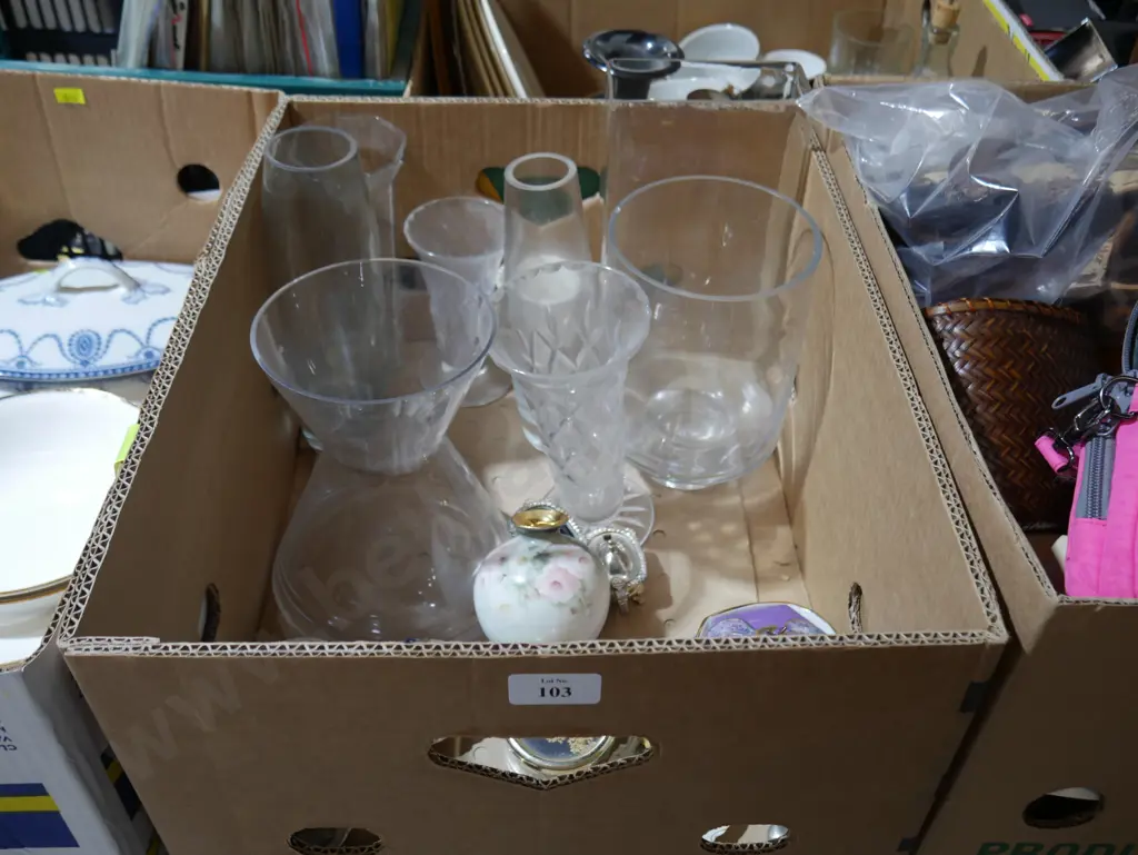 Glass vase etc Image 1++