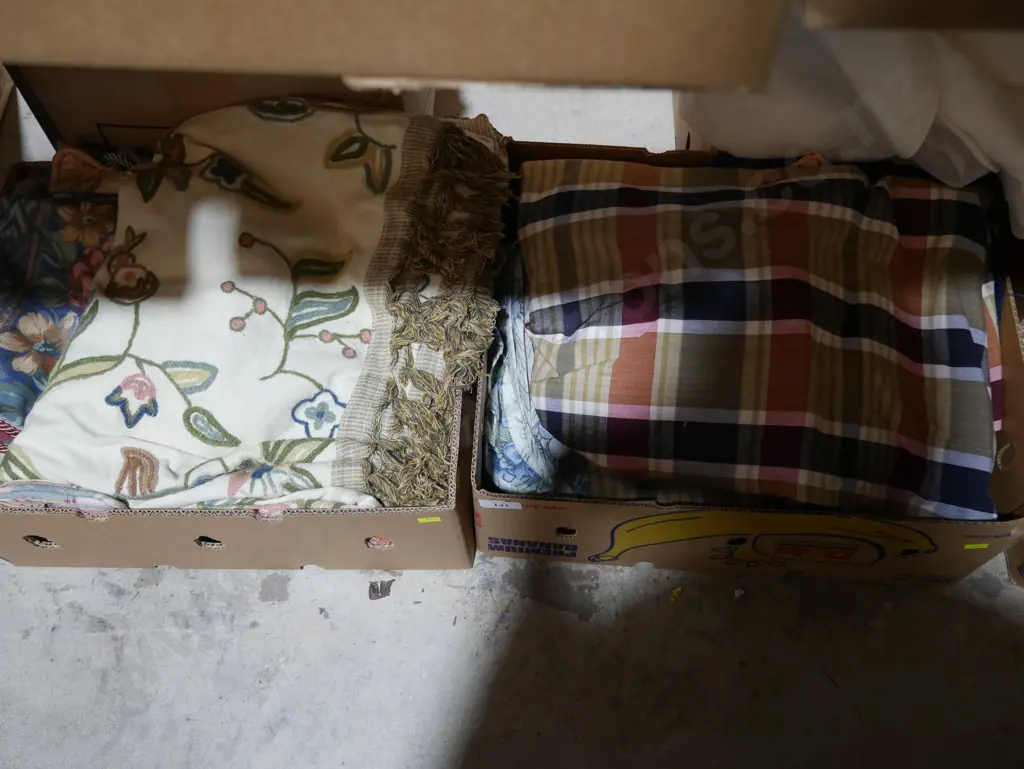 2 boxes assorted material Image 1++