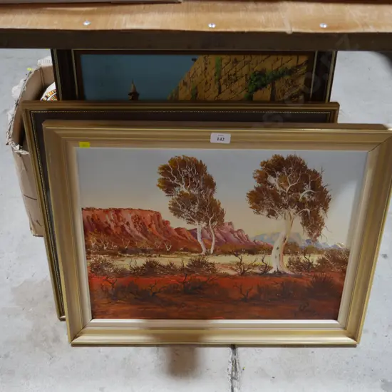 2 oil paintings