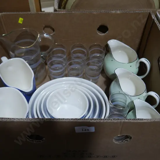 Bowls, jugs etc
