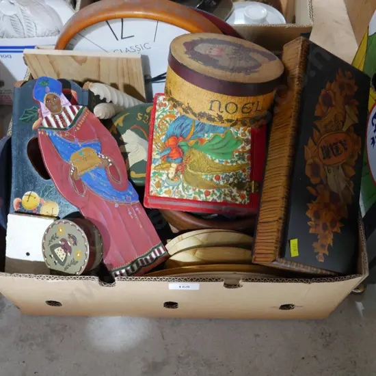 Wooden bowls etc