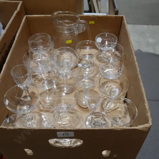 Stem glasses etc