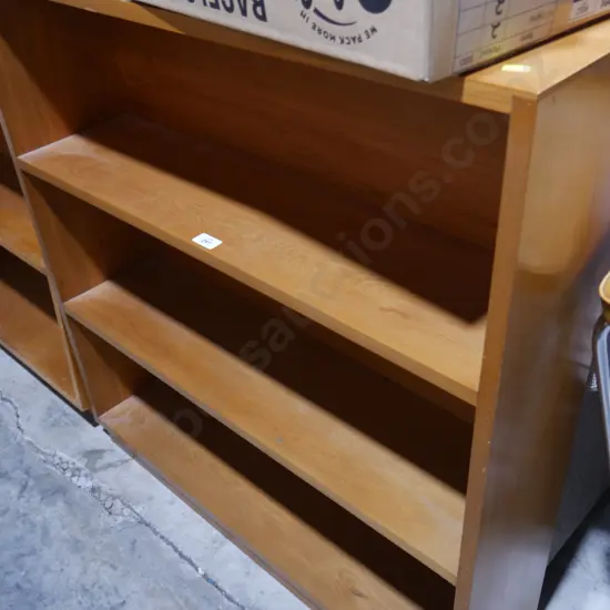 Solid wood bookcase