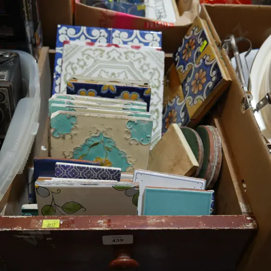 Old porcelain tiles