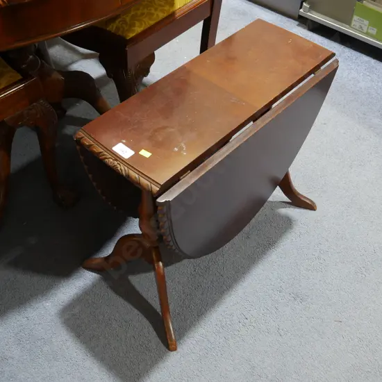 Drop side table